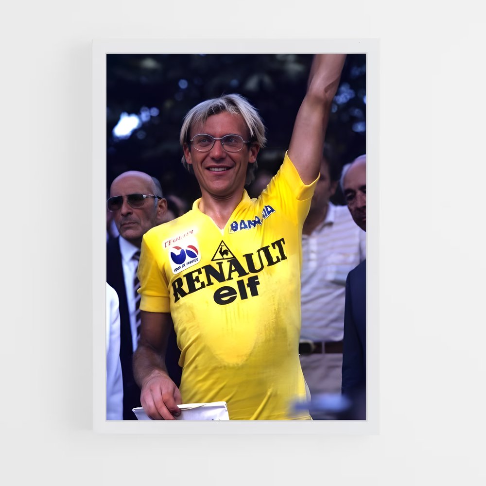 Poster Jaune Énergie – affiche Cyclisme (vue 3)